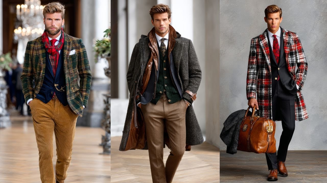 Мужская одежда Ralph Lauren осень/зима 2025 | Изысканный стиль для уверенного в себе мужчины