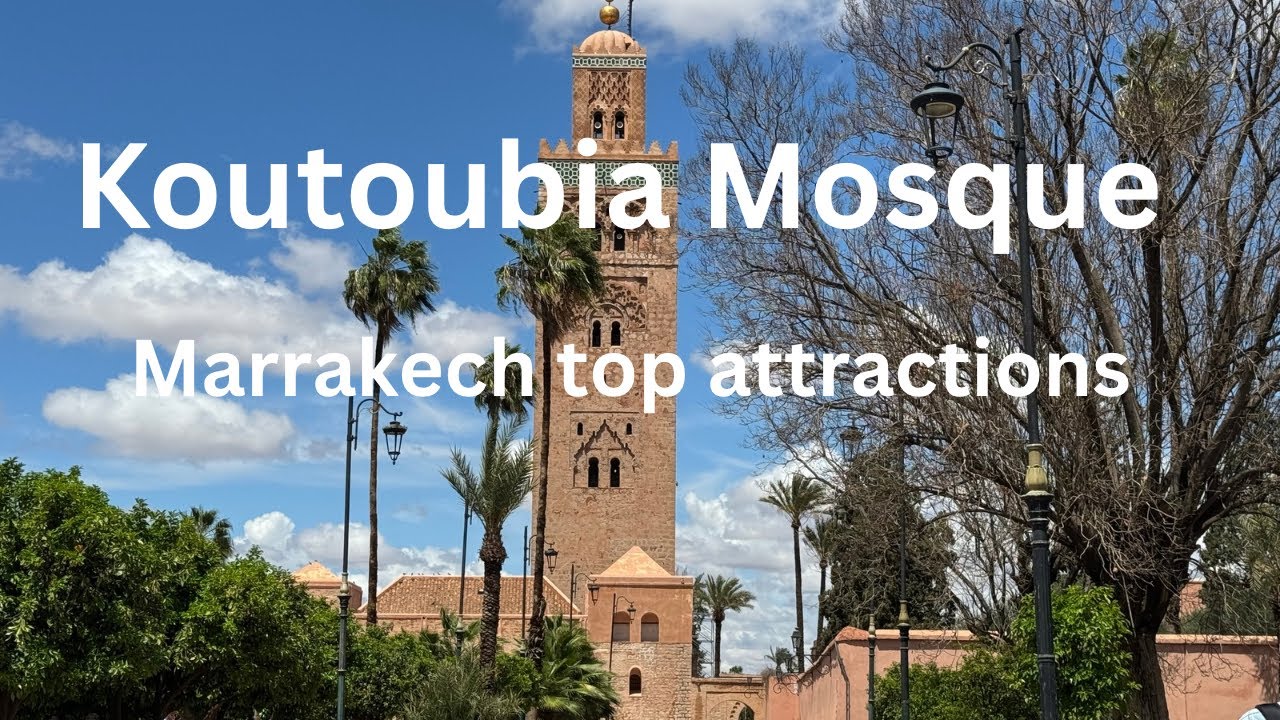 Koutoubia Mosque Marrakesh Morocco Travel Exploring