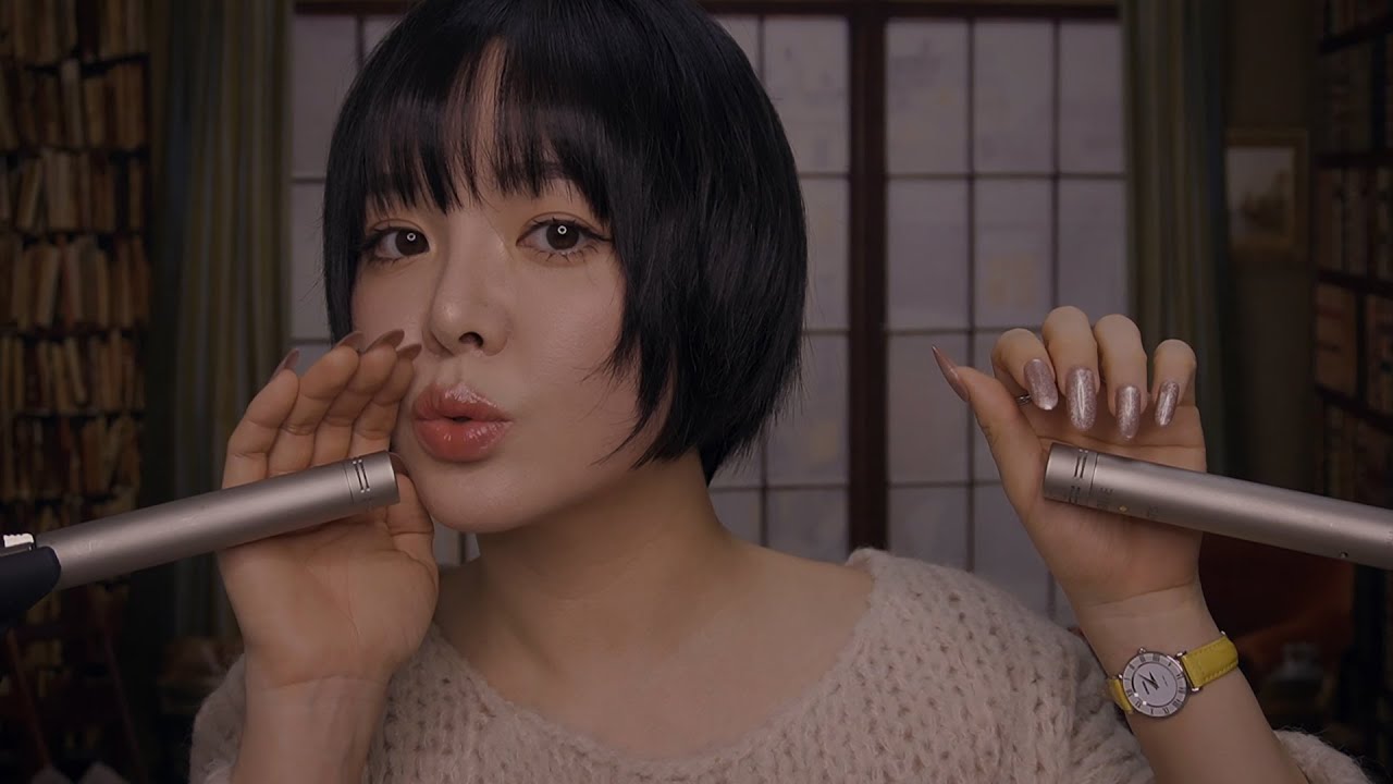 ASMR Close Mouth Sounds (Gentle Mic Tickling)