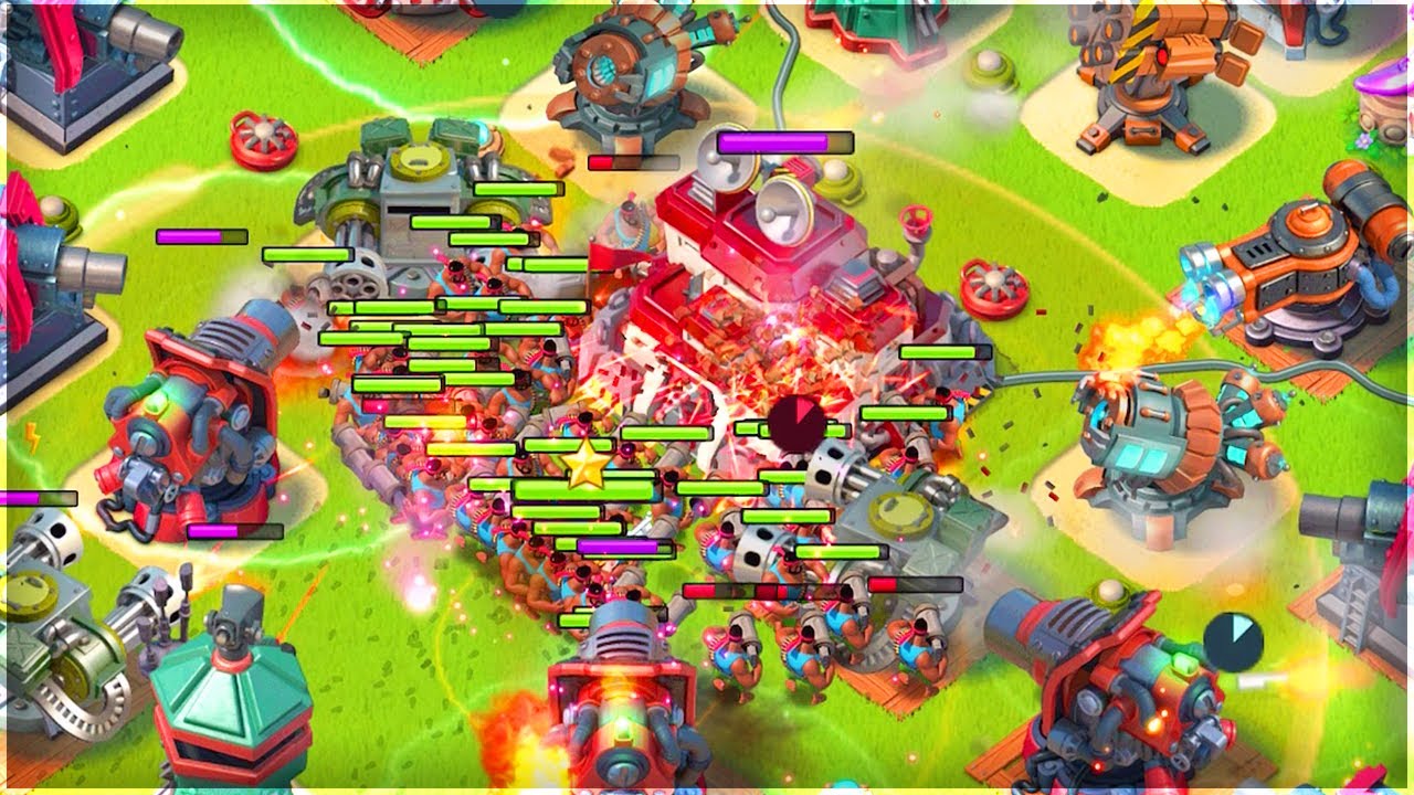 Smokey Heavies going CRAZY in Boom Beach!