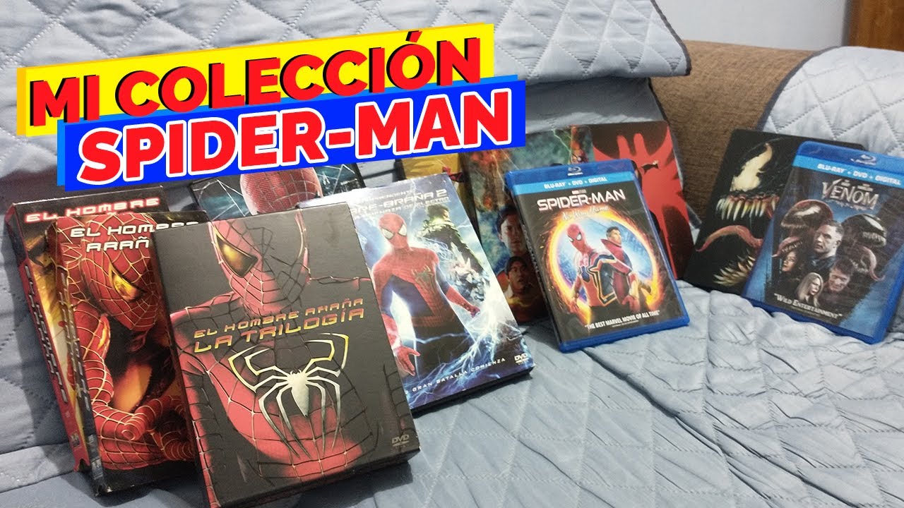MI COLECCIÓN COMPLETA DE SPIDERMAN (BLURAY DVD Y VHS) Actualización
