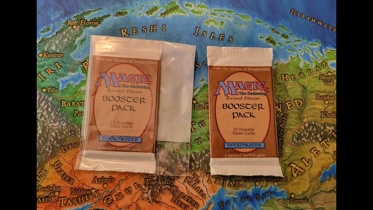 Magic the gathering 2 revised pack opening