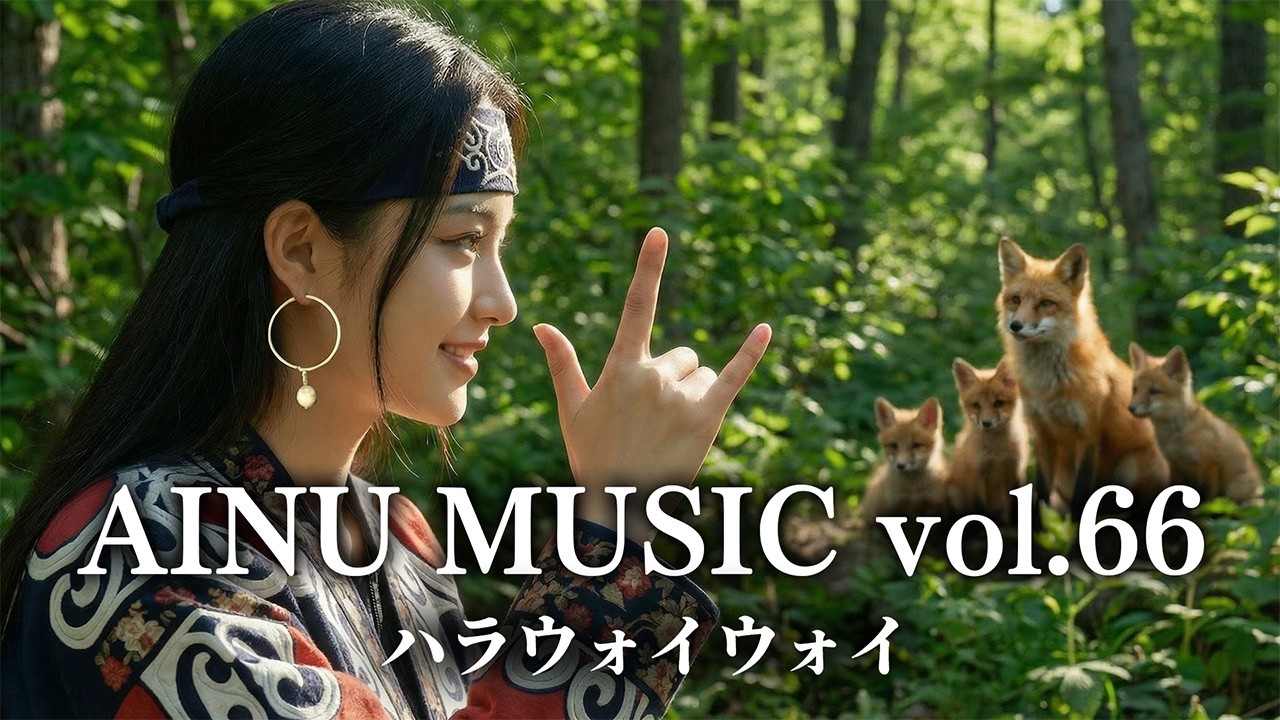 🎵 アイヌ音楽 Vol.66 - ハラウォイウォイ | AINU Music | Spiritual Healing World Song | Ekashina