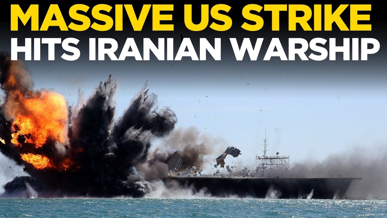 US-Iran War LIVE: US Forces Launch Huge Strike on Iranian Warship | Trump | World News LIVE