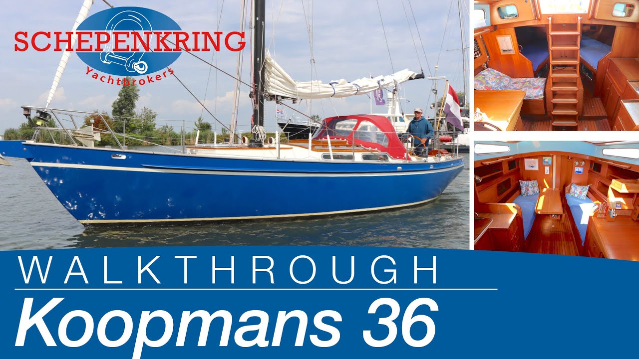 Koopmans 36 for sale | Yacht Walkthrough | @ Schepenkring Lelystad | 4K