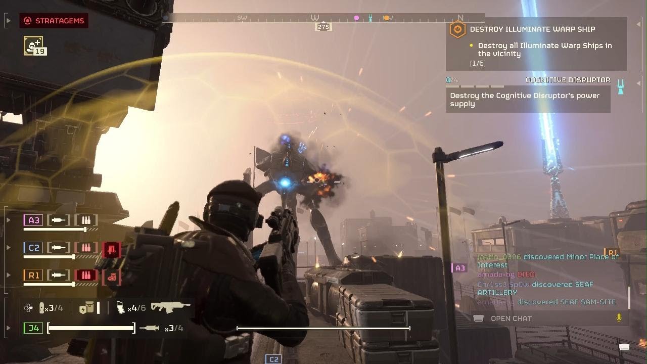 HELLDIVERS 2 The Eruptor can kill an Illuminate Harvester