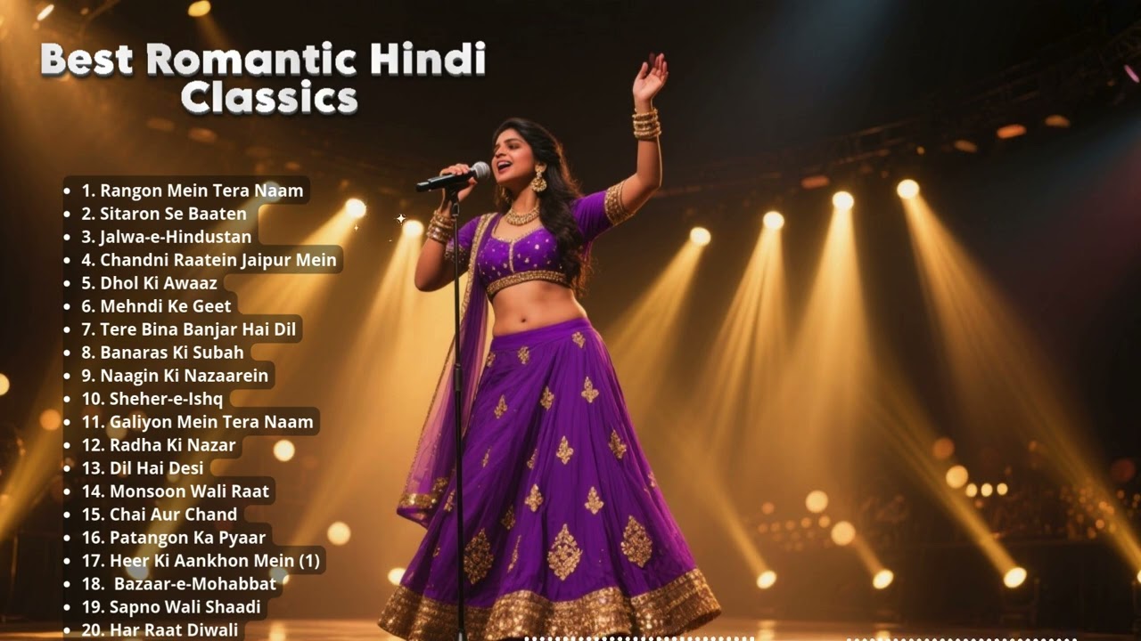 90s Bollywood Love Songs 4K Audio – Evergreen Hindi Romantic Playlist