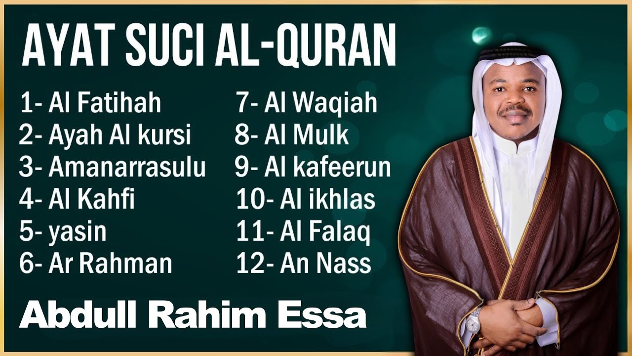 Alquran Merdu | Alfatiha, Alkahfi, Yasin, Alwaqia, Arrahman, Almulk, Alikhlas, Alfalq, Annas,