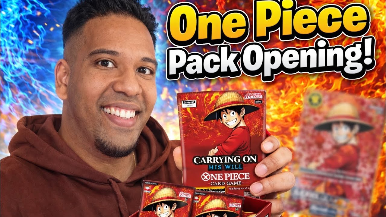 One Piece OP-13 Trading Card Pack Opening!