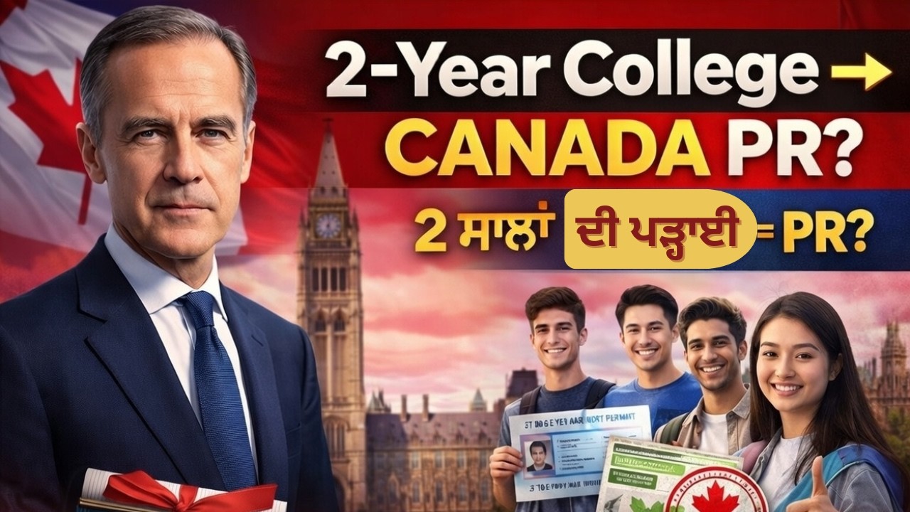 From College to Canada PR in 3 Years?@indo canadian tv #news #abroadinformation #creditrating #visa