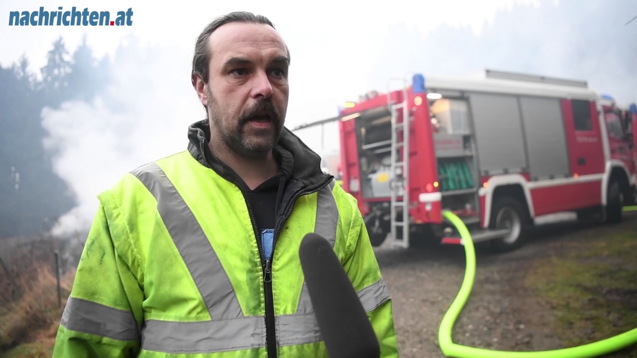 Bauernhof nach Brand zerstört