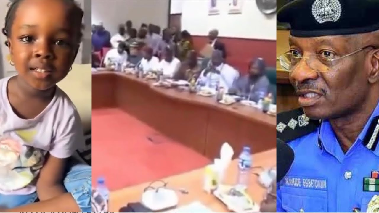A 3 years Old Girl Defines Police, As Inspector General Of Police Is Suspected To Have Padded Budget