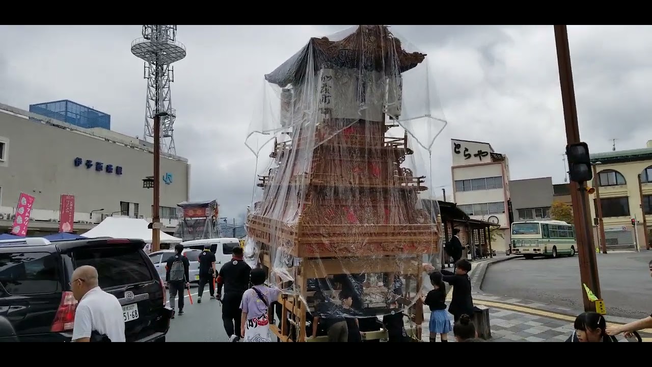 愛媛県西条祭り2025年10月15日駅前