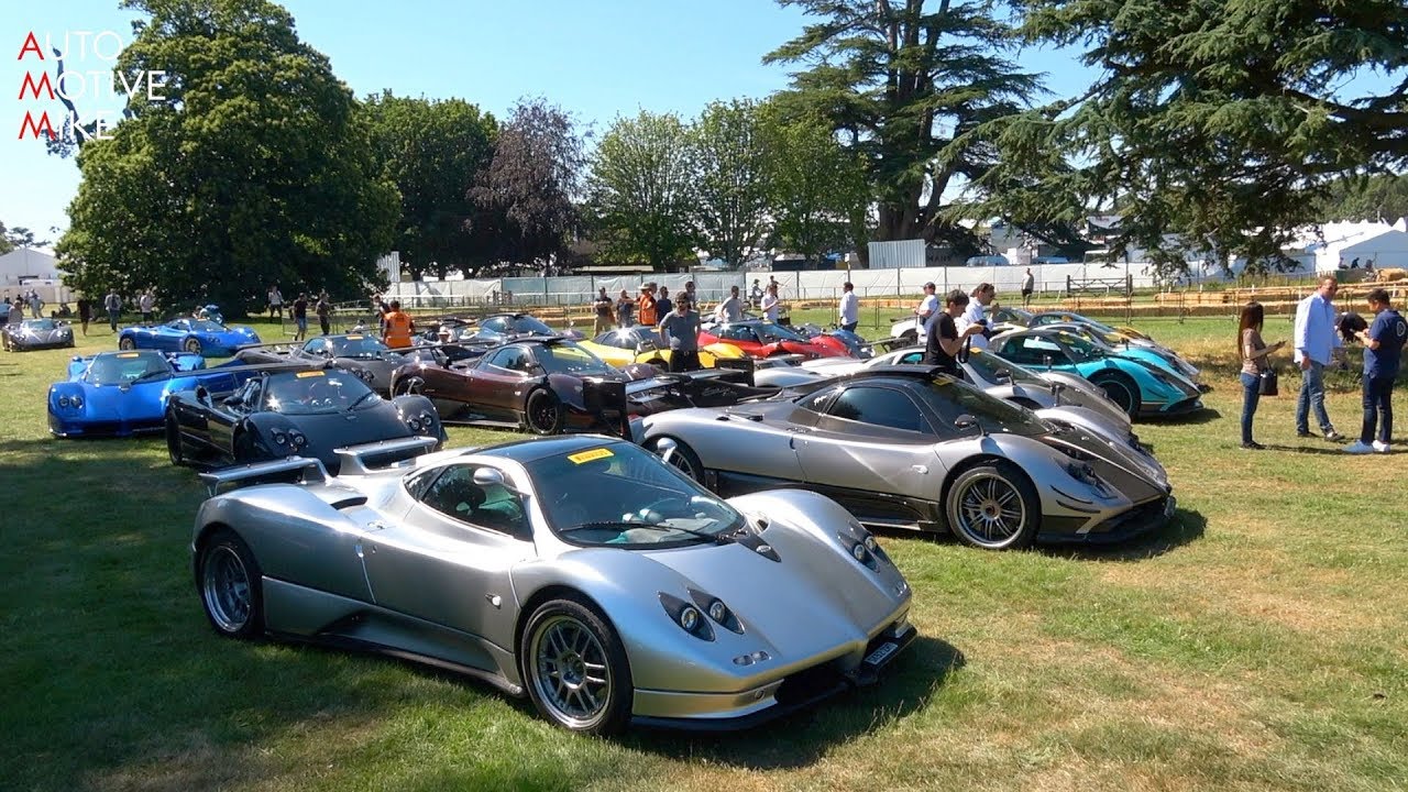 $ 60 MILLION PAGANI MADNESS - START UP, REVS & ACCELERATIONS | Goodwood 2019