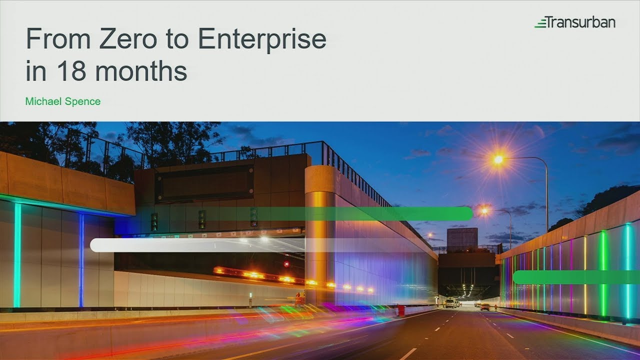 Transurban: From Zero to Enterprise in Just 18 Months