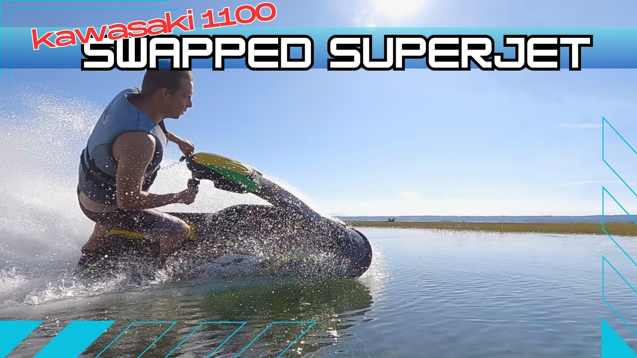 Лучший стоячий гидроцикл получает лучший двигатель 1100 Superjet