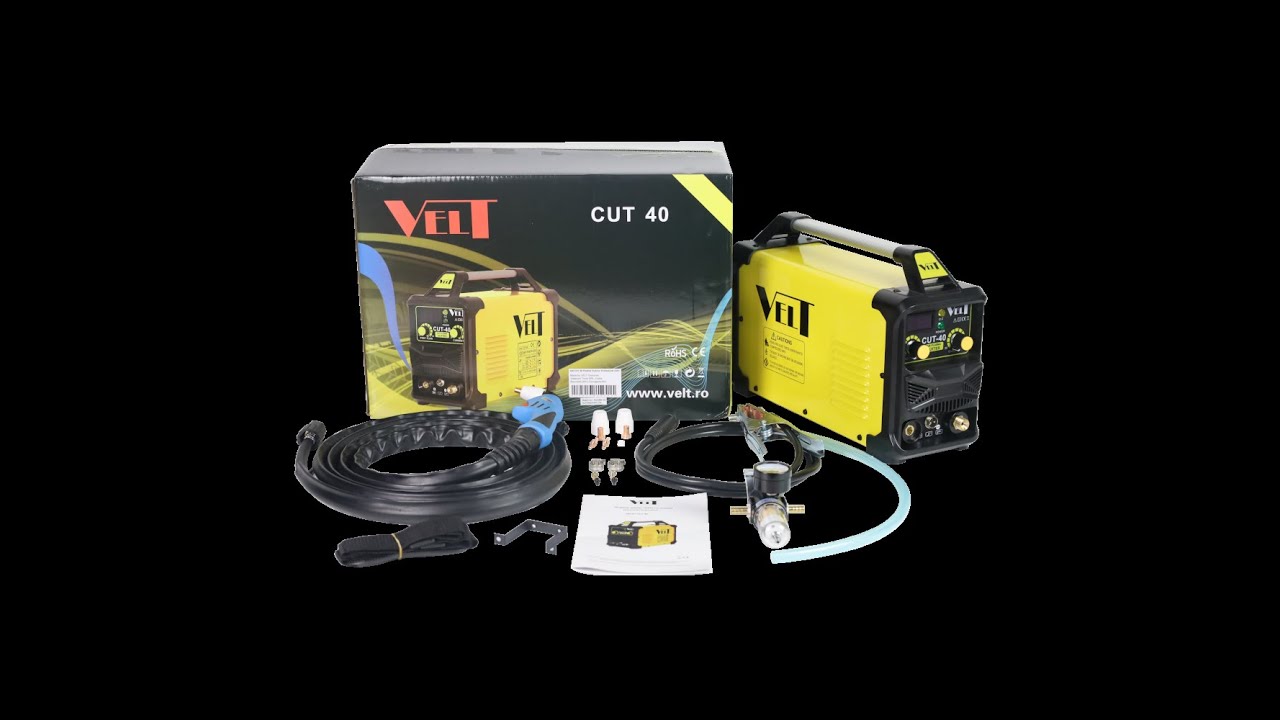 Velt CUT 40 Aparat de taiere cu plasma profesional, capacitate taiere 12 mm, initiere arc cu HF