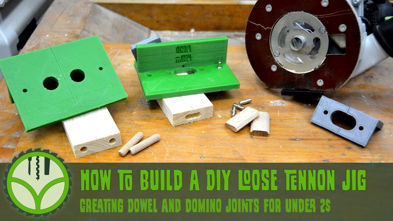 DIY 3dprinted mortise jig for loose tenon joinery with the router [Free plans]