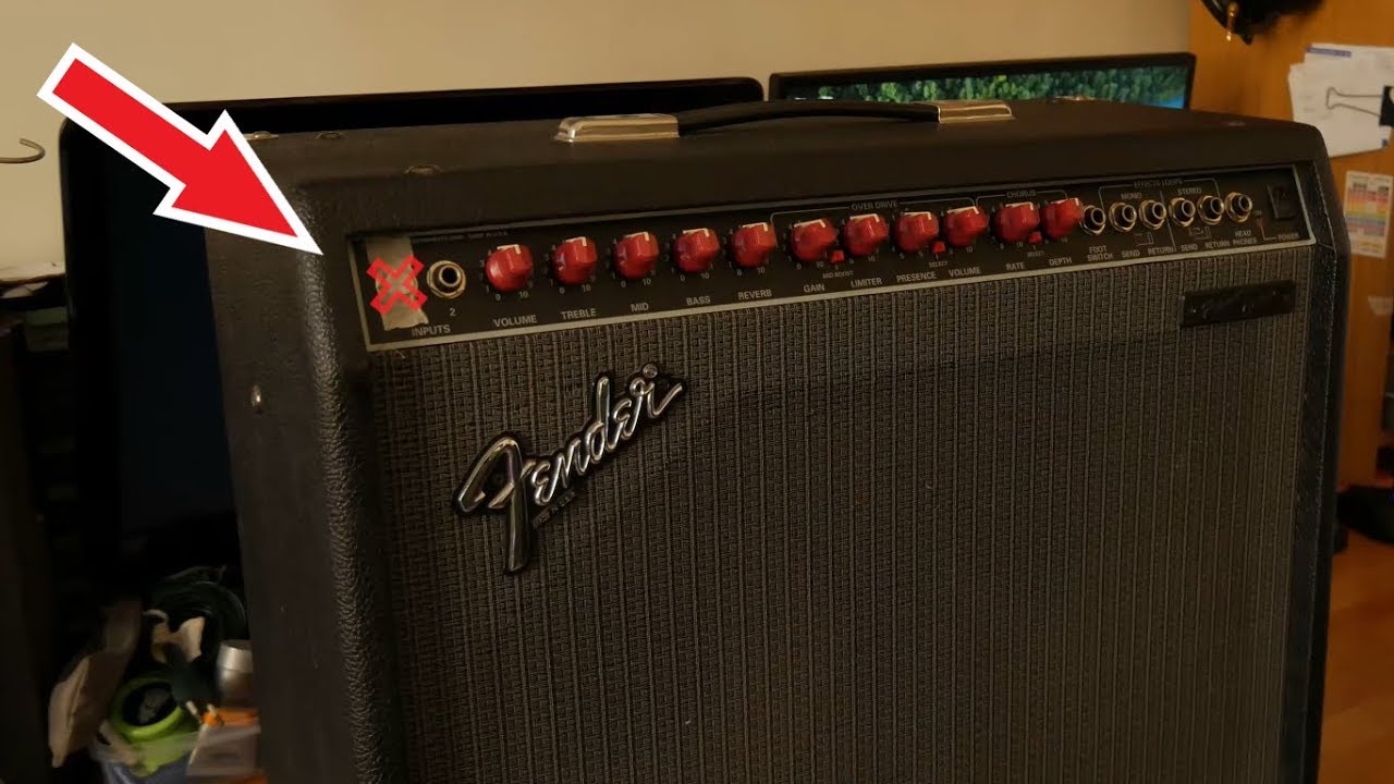 1988 Fender Princeton Chorus (Red Knobs!) - Teardown, Input Jack Replacement & Sound Test