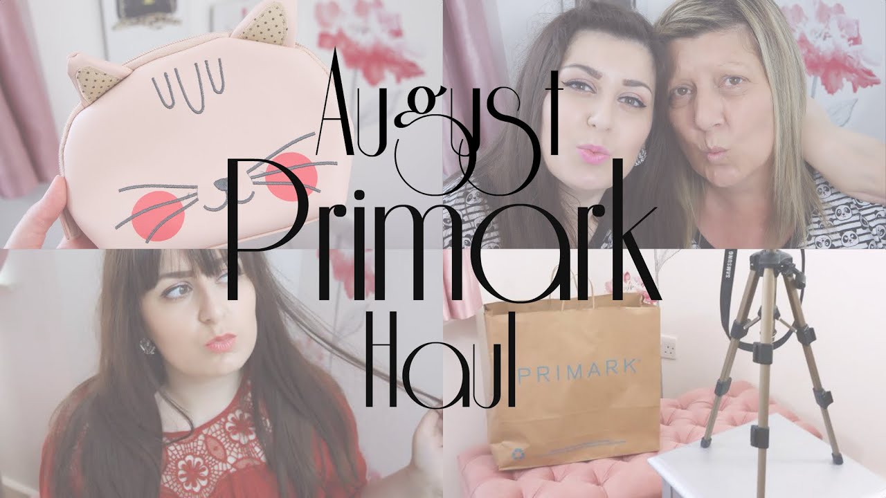 August and September Primark Haul 2015 | New Season clothing, Pyjamas + Autumn Fashion