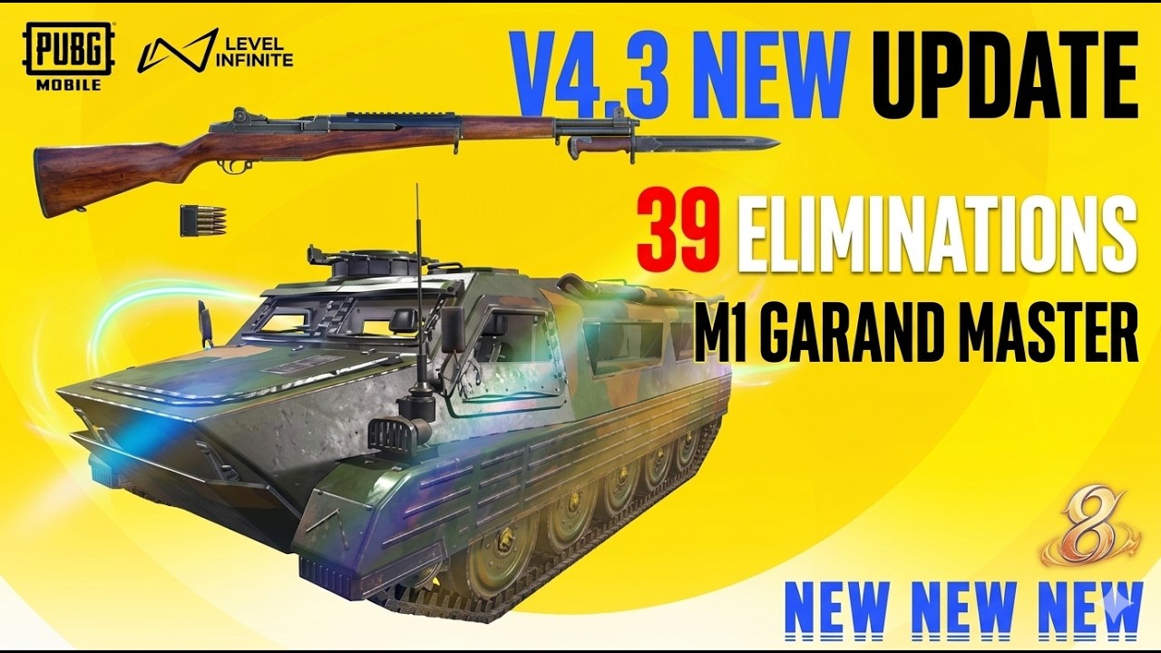 39 ELIMINATION! 🔥 This NEW M1 Garand is TOO FAST! (Evolving Universe) | PUBG Mobile #pubgm  #bgmi