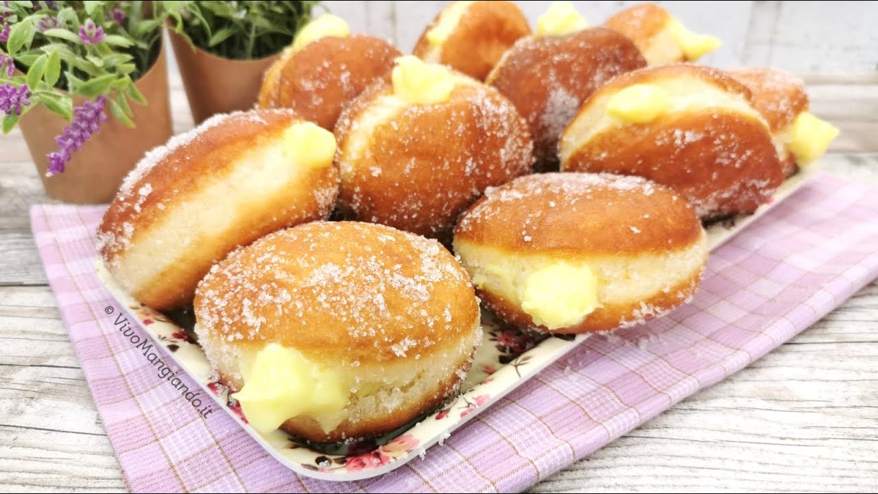 Bomboloni fritti morbidissimi anche il giorno dopo!