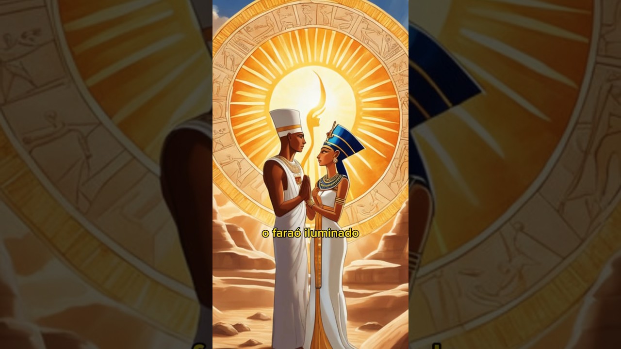 Akhenaton - O Fara&oacute; Iluminado #egito #egitoantigo #mitologia #arqueologia #nefertiti #akhenaton