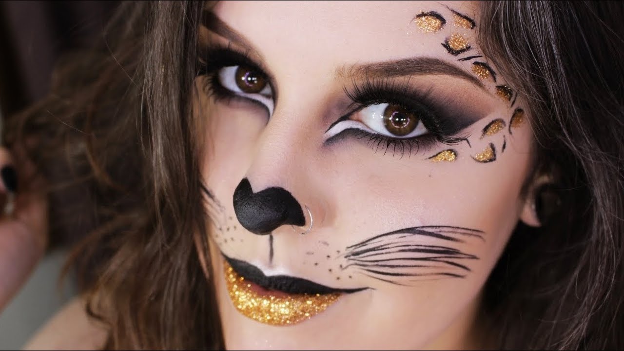 MAQUIAGEM DE GATINHA PARA O HALLOWEEN (ou carnaval)