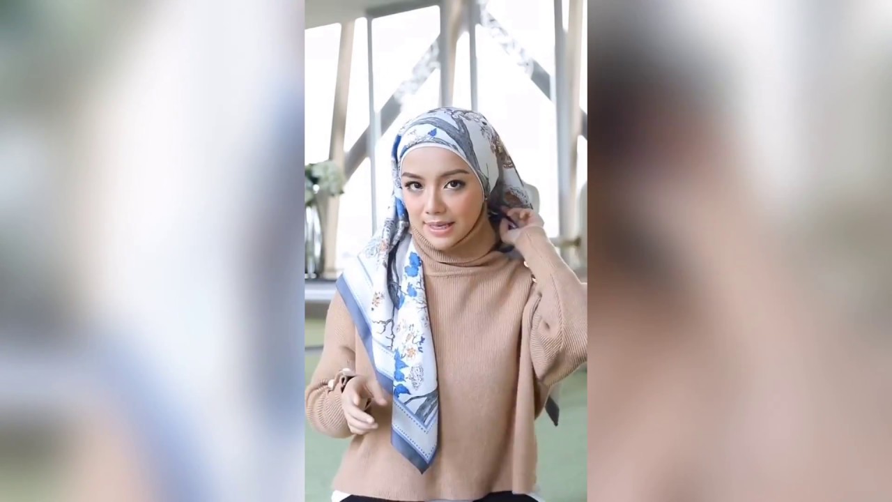 7 NEW STYLES HIJAB TUTORIAL SATIN SQUARE | VARIOUS STYLES HIJAB TUTORIAL MIRA FILZAH