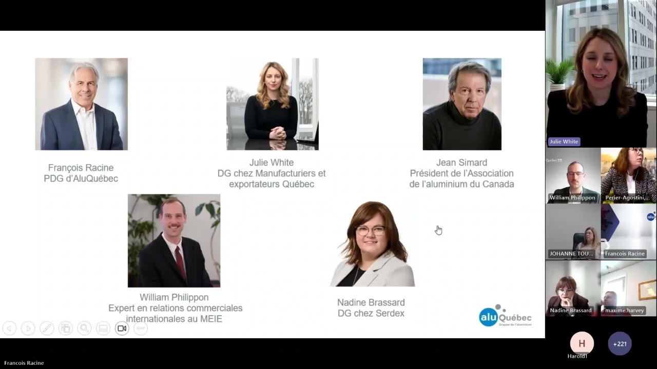Webinaire - Présentation et discussion sur les tarifs américains potentiels