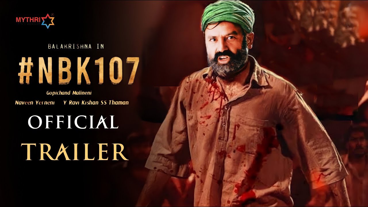 NBK 107 Official Trailer | NBK 107 Theatrical Trailer | Balakrishna, SRUTHI Hassan, Gopichand