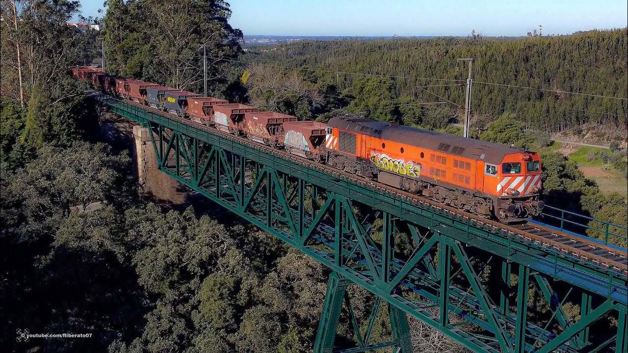 Diesel na Beira Alta locomotivas Medway 1962, 1905 e 1437+1404