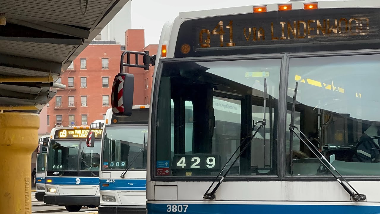 MTA Bus Action at the 165th Street Terminal (Q6, Q8, Q9, Q41)