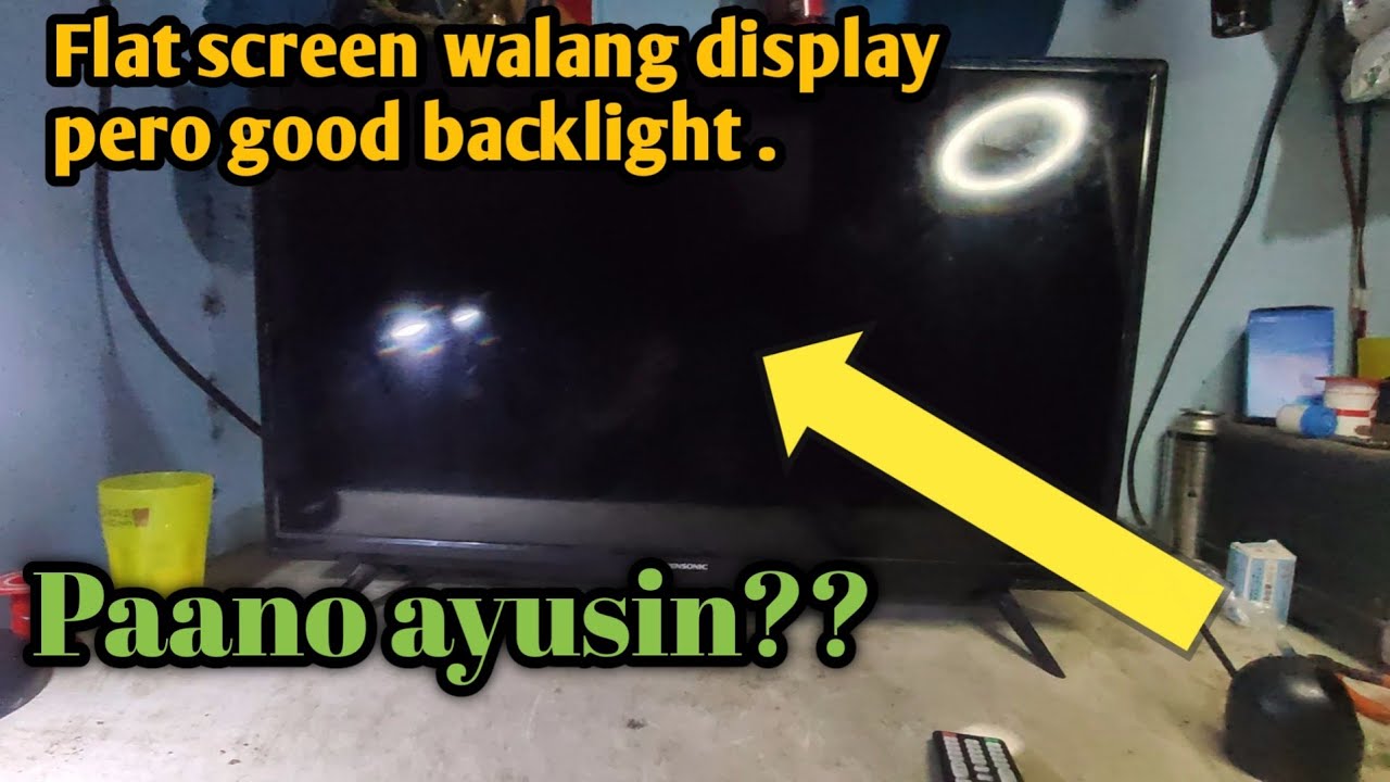 May Sound May Backlight Pero Walang Picture.. Step By Step Repair..