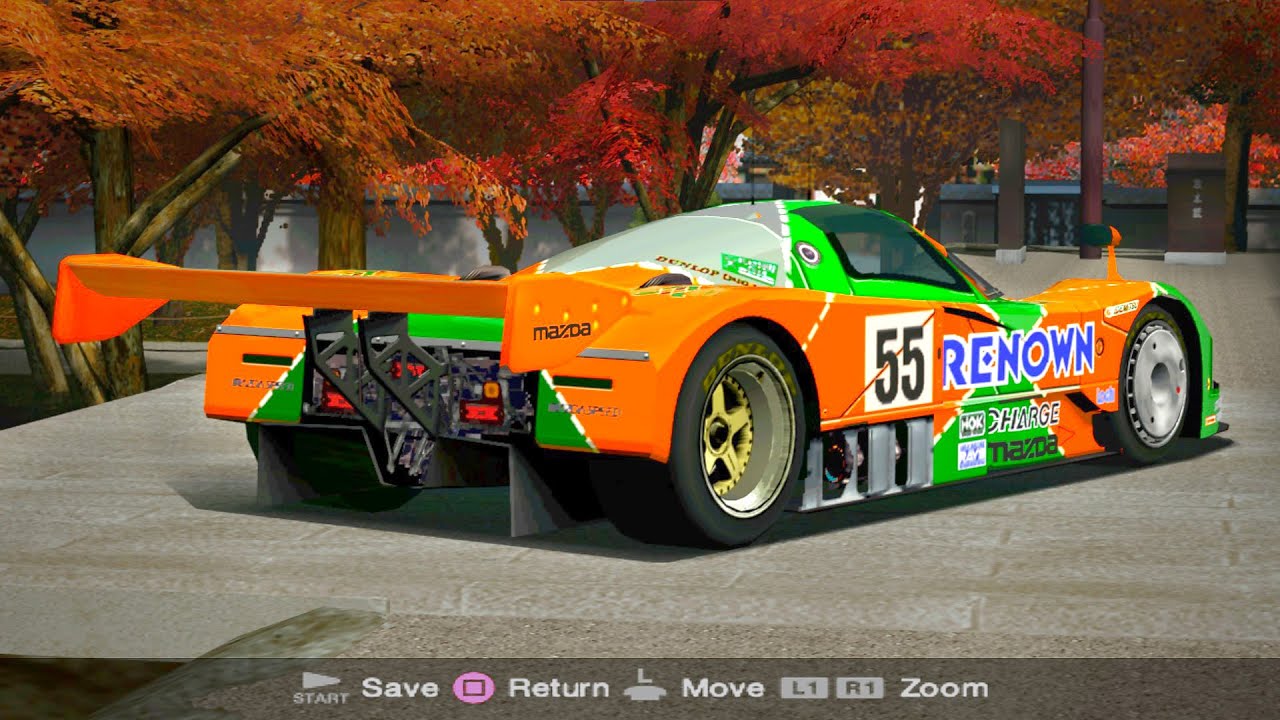Gran Turismo 4 Mazda 787B Race Car 951HP Le Mans Race