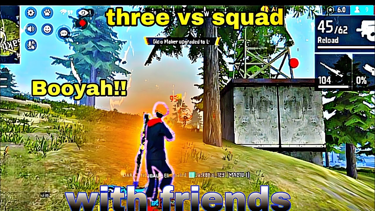 3vs4 br rank match with my friends Booyah in Telugu full video #viralvideos #trendingvideo #ganibhai