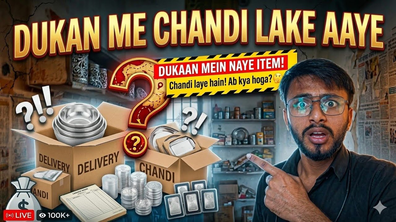 Dukan Ke Liye Laye Naye Silver Items 😍