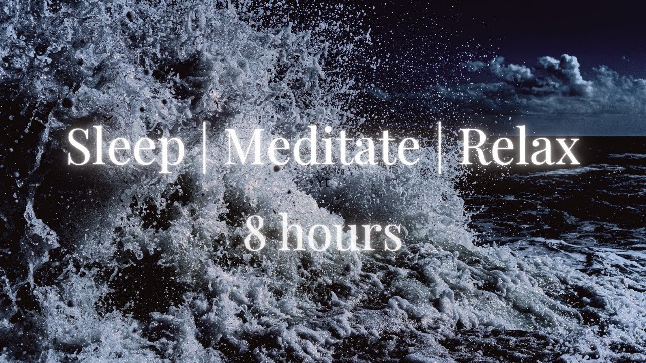 Deep Sleep Ocean Waves 🌊 8 hrs | Study, Relax, Meditate