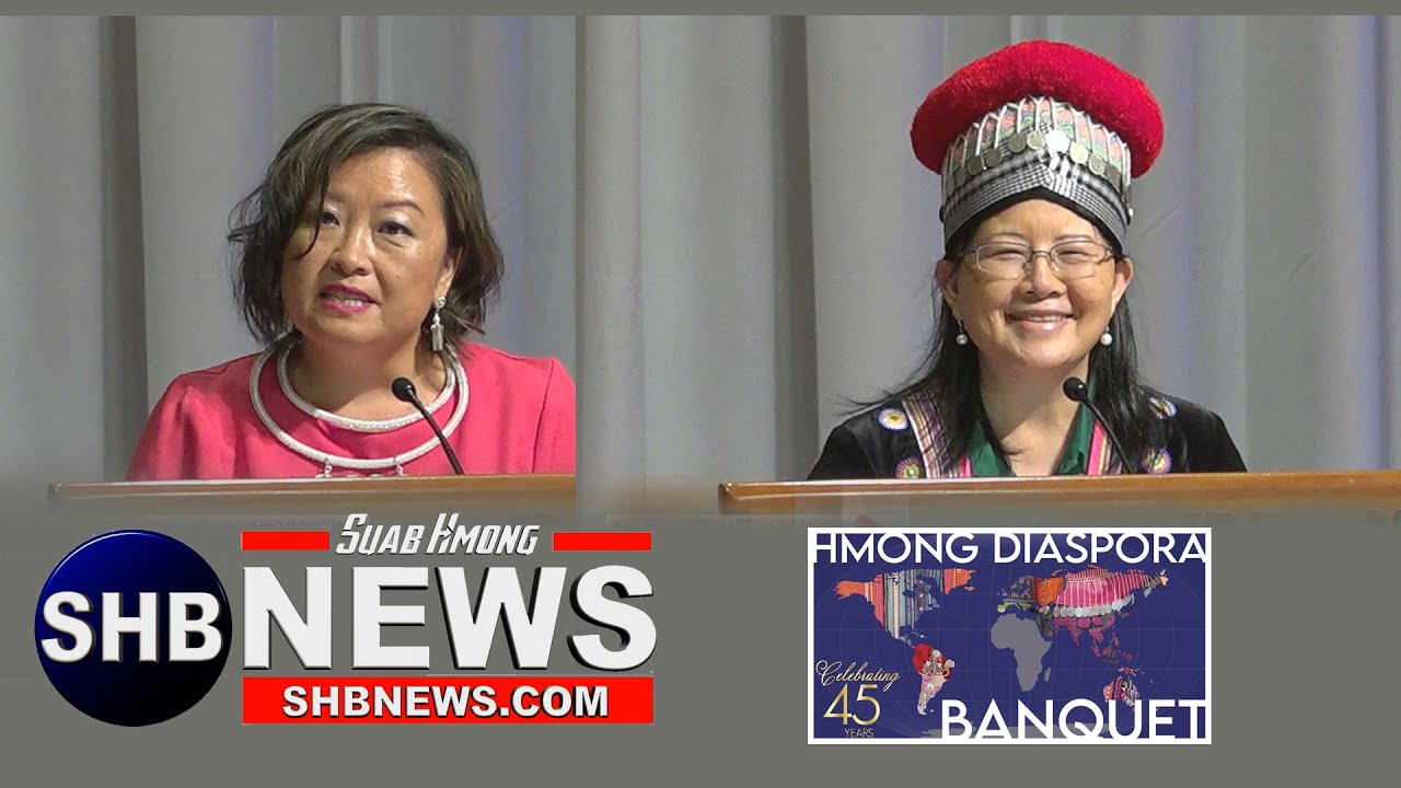 10/03/2021 - HMONG DIASPORA CELEBRATING 45 YEARS BANQUET: May Yer Thao and Mai Zong Vue Speech
