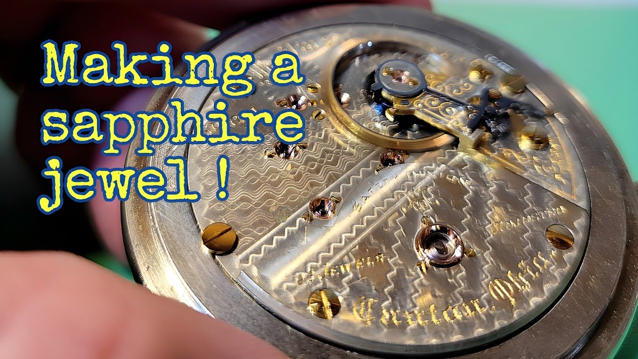 It was missing a jewel - complete restoration of a Hampden Special Railway pocket watch
