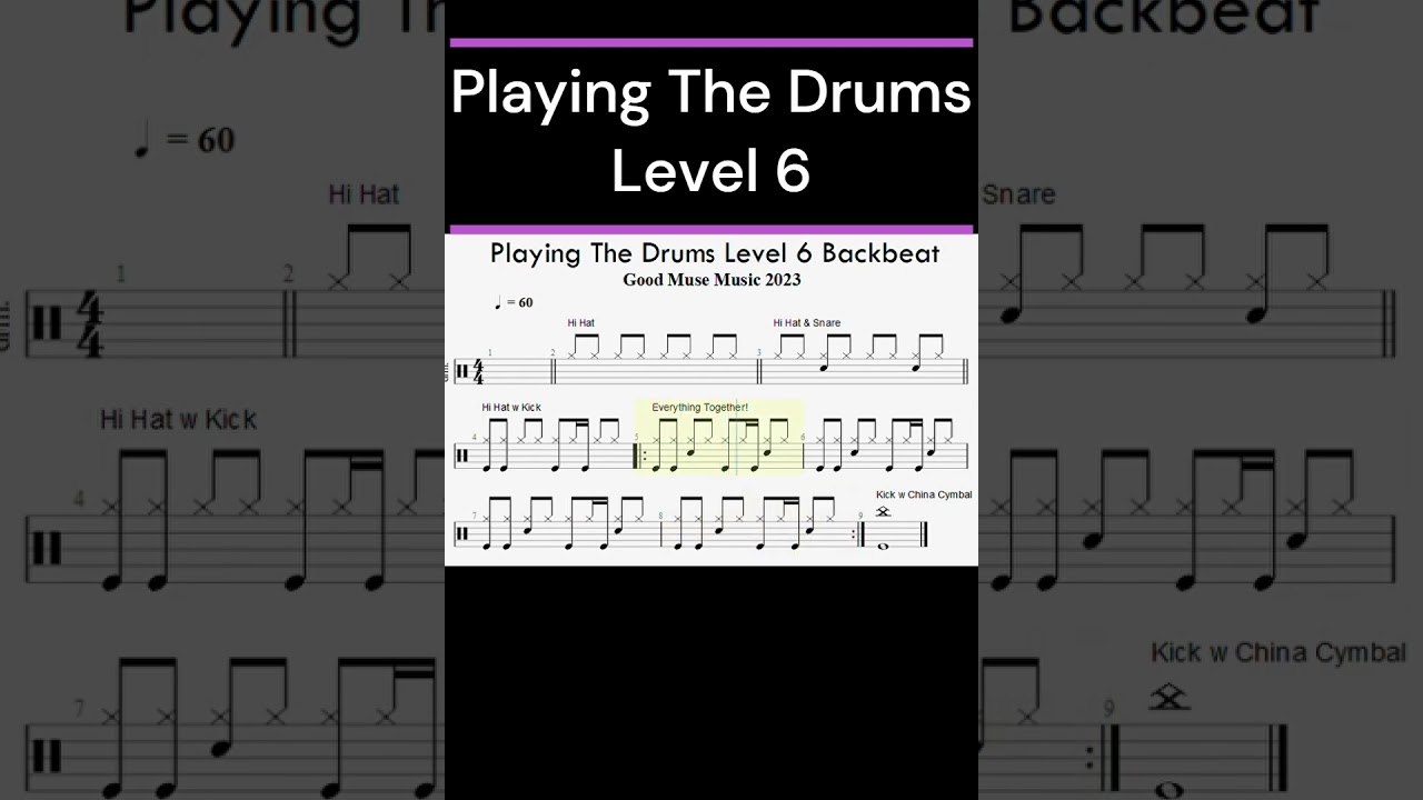Playing The Drums: Level 6, Backbeat