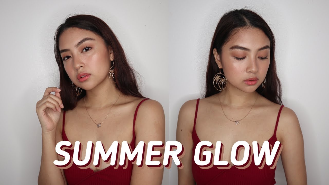 GLOWY SUMMER MAKE UP 2018| Rei Germar