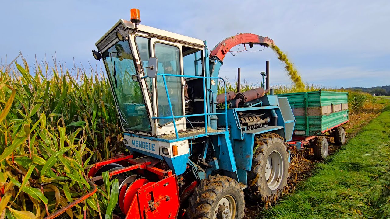 MENGELE SF 4002/2 mit V-10 Deutz Motor bei Maissilage & Farmer 307 LSA & Case CS 86 & Fendt 415 TMS