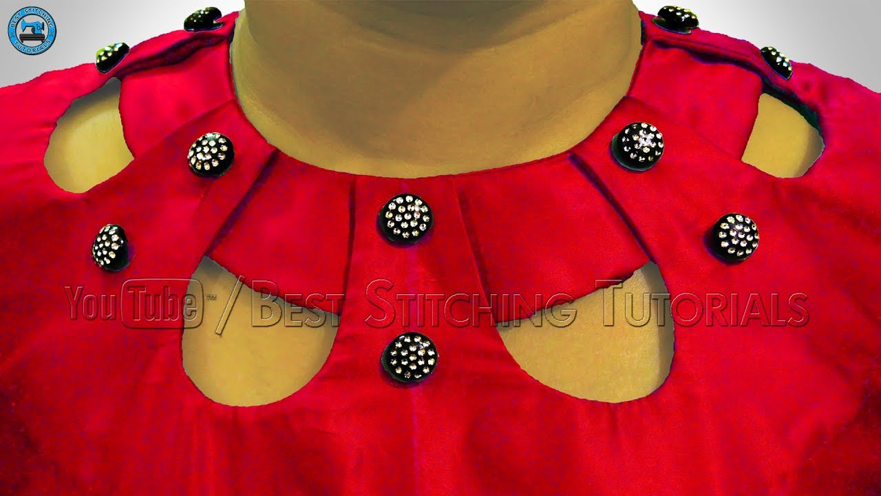 Kurti Neck Design using buttons | Latest Neck Designs  for Kameez| BST
