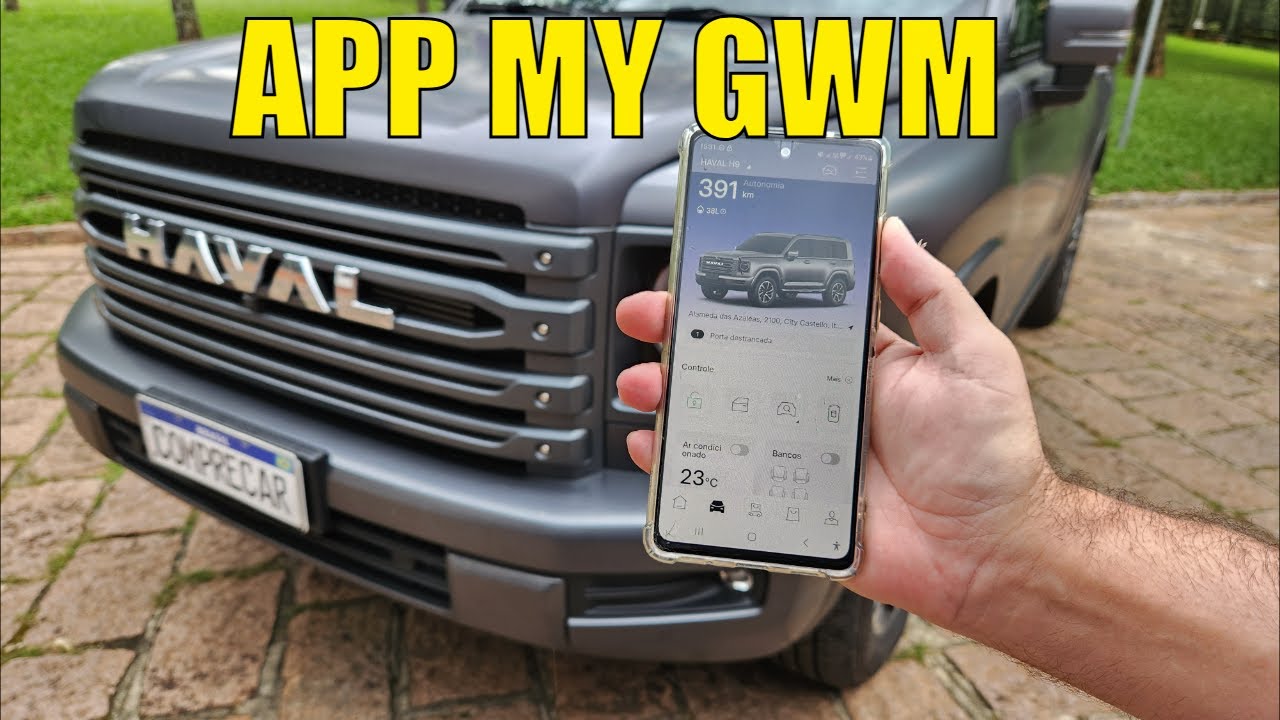 GWM Haval H9 - Aplicativo My GWM - Comandos pelos celular