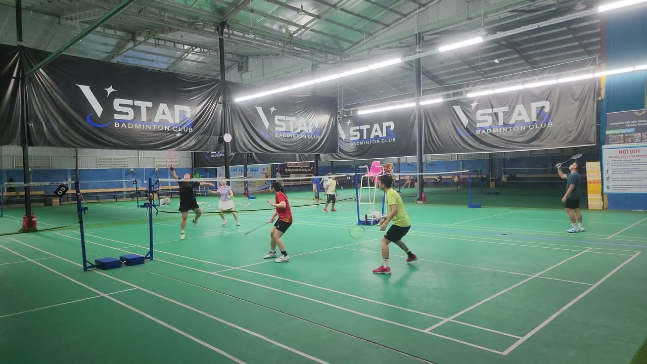 1703 Mix  [CLVK ]🤾‍♂️ Water/ An🏸 Vy / Văn - HAPTHY Badminton - Sân Cầu lông Vstar
