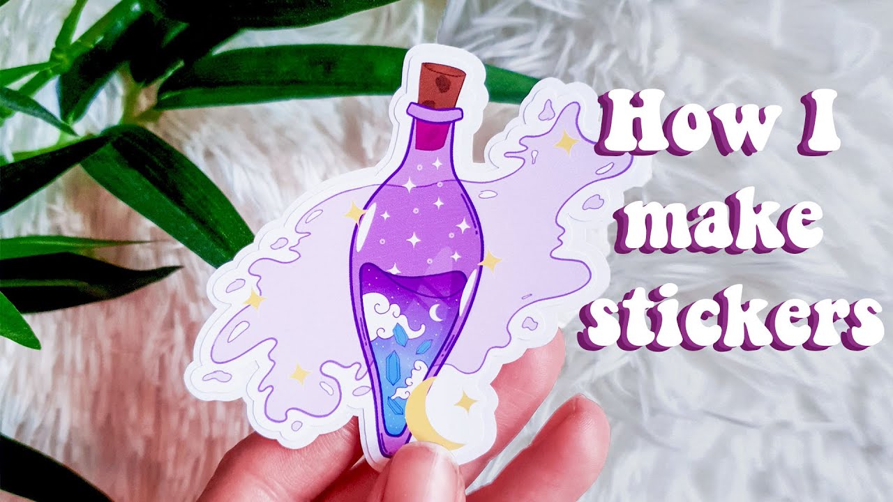 HOW TO MAKE STICKERS || On Silhouette Portrait 3