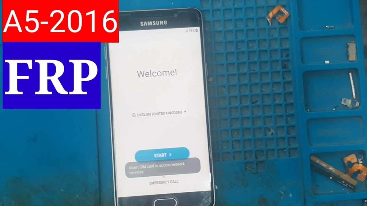 Samsung A5 (2016) A510F frp /Google account lock remove 2021