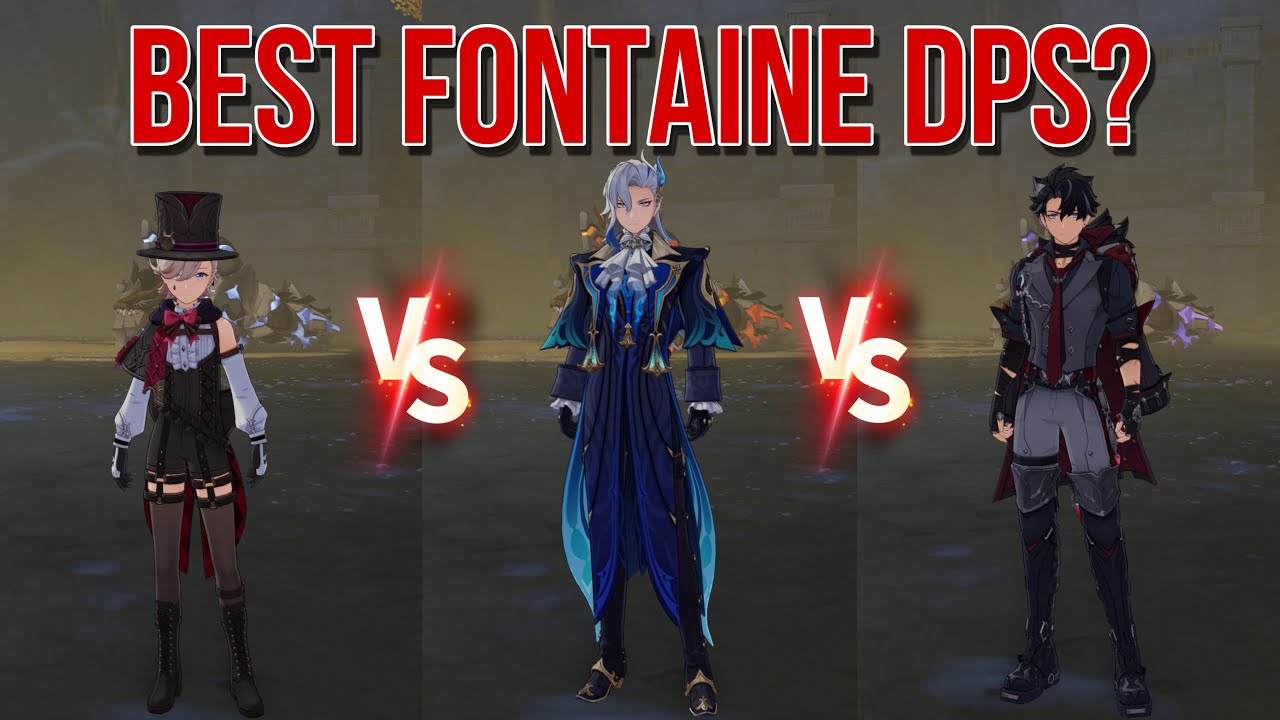 Lyney vs Neuvillette vs Wriothesley Gameplay Comparisons & Showcases! Who’s Fontaine’s Best DPS???