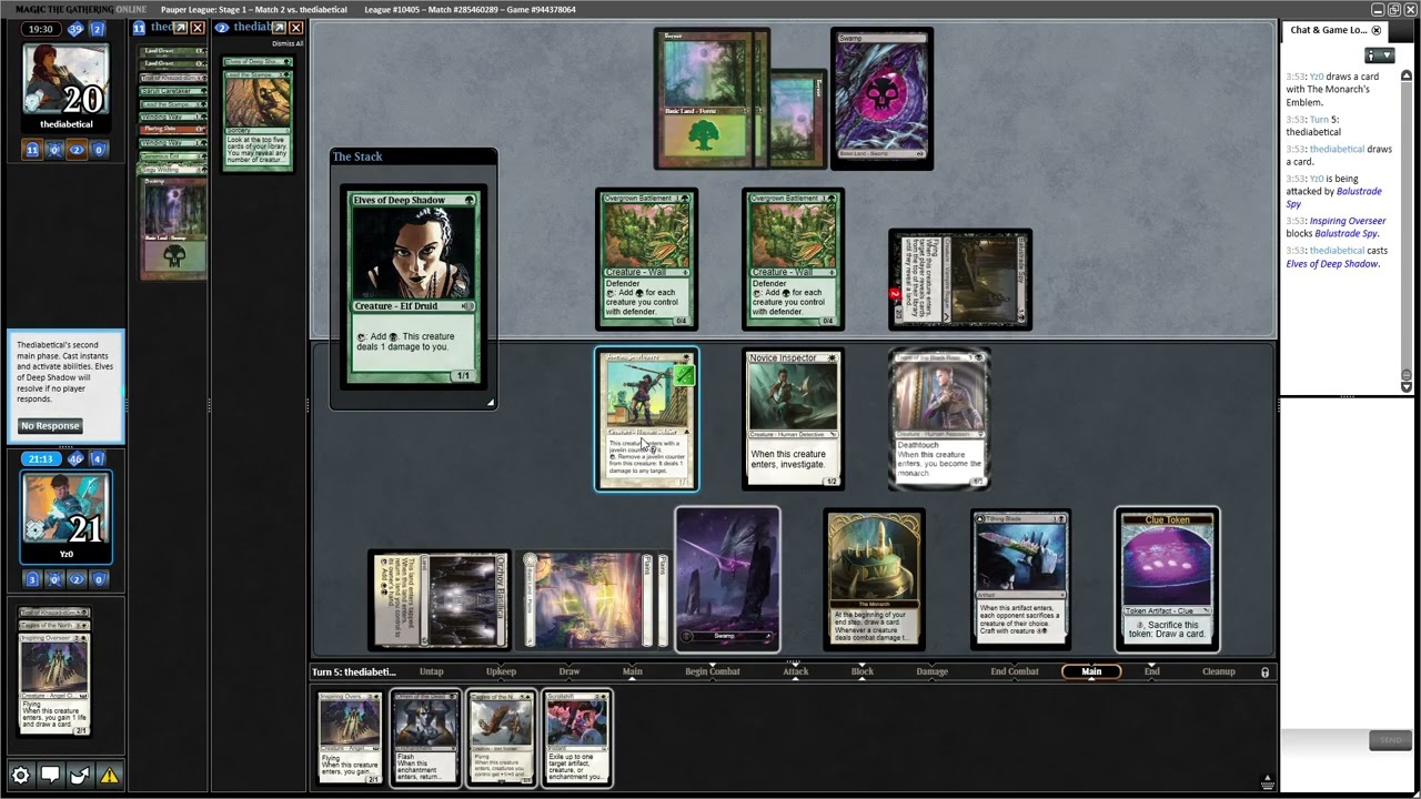 Giant Lotleth VS OZrzhov Blink #mtgpauper
